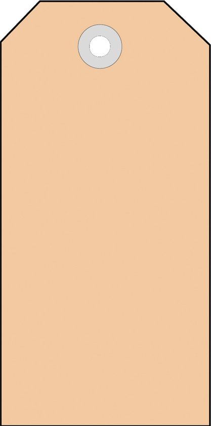 HERMA Anhängezettel 35x60 mm met kunststof öse 1000 St. bruin