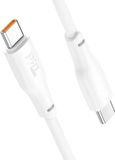 Hoco Snellaad en Data Kabel USB-C naar USB-C 100W 1 meter