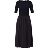 COMMA Midi Jurk van Viscose met Uitlopende Zoom voor Dames