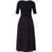 COMMA Midi Jurk van Viscose met Uitlopende Zoom voor Dames
