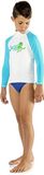 RASH Cressi Rash Guard UV-werende Lange Mouwen T-shirt Blauw 6-7 Jaar Jongens