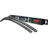 F1 Set platte wisserbladen 530/450 Links + Rechts voor Renault/Suzuki/Toyota/VW/etc.