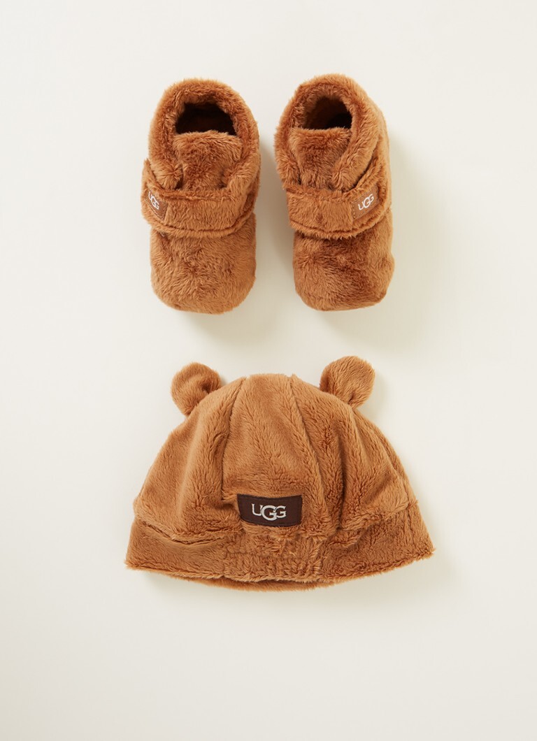 UGG UGG Bixbee babyslofjes en muts in giftbox