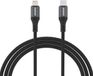 Dudao L3Cl USB-C naar Lightning kabel, 30W, 2 meter, gevlochten, zwart