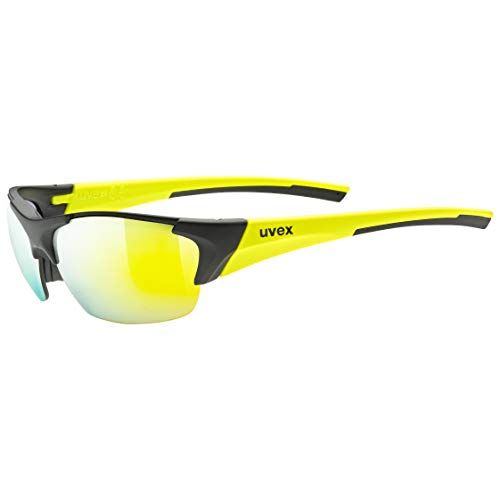 UVEX Blaze III Bril - black matt/yellow/mirror yellow