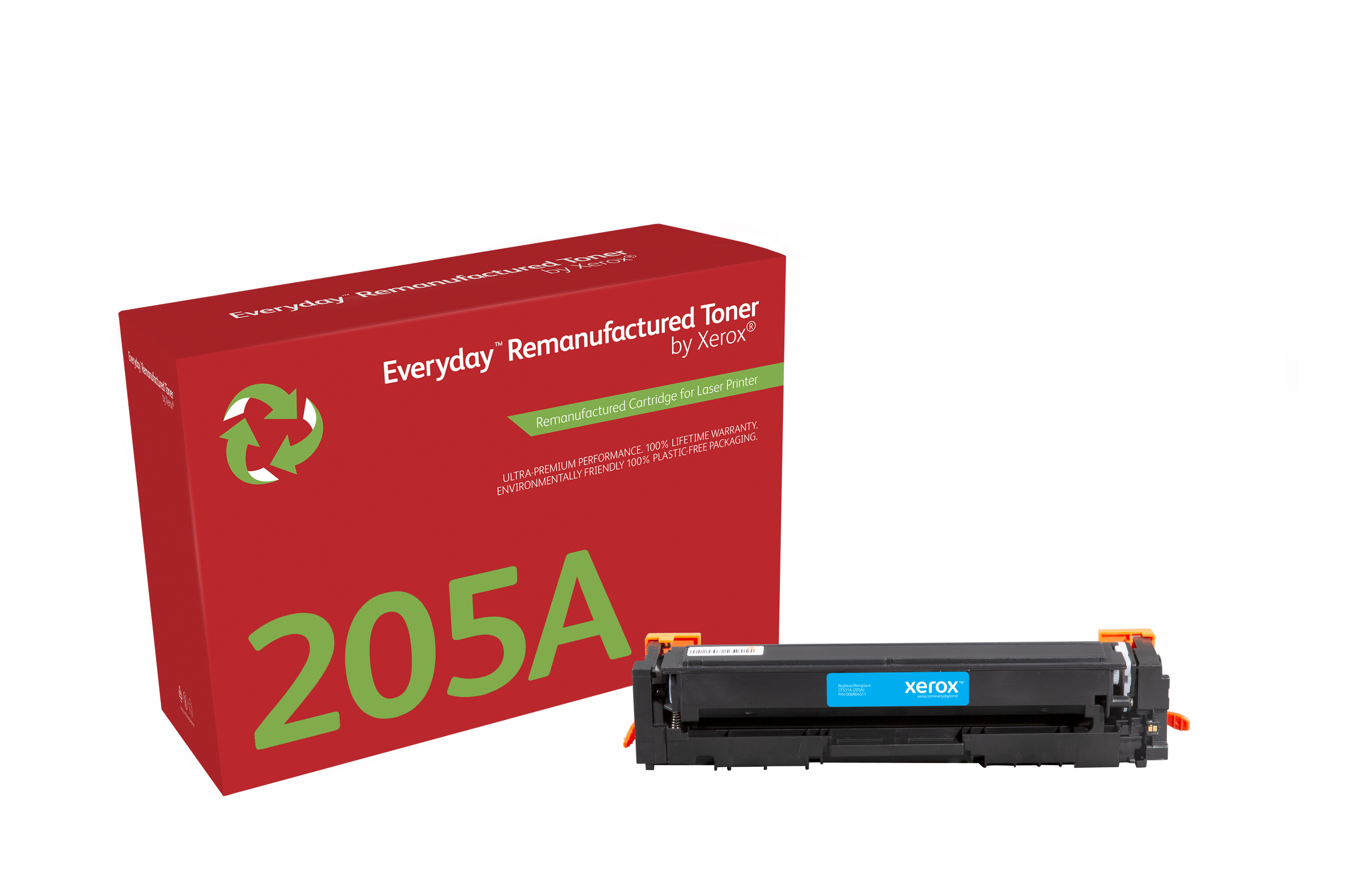 Xerox Everyday™ Cyaan Remanufactured Toner van Xerox compatible met HP 205A (CF531A), Standaard capaciteit