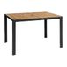 Bolero Rechthoekige Stalen En Acaciahouten Tafel 120x80cm DS153