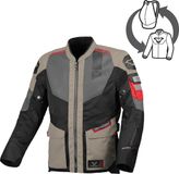 Macna Travelair Motorfiets Textieljas Taupe Maat M