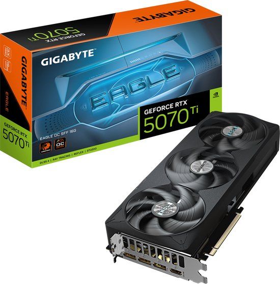 GIGABYTE GeForce RTX 5070 Ti EAGLE OC SFF - 16GB GDDR7 - Videokaart