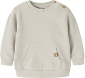 NAME IT NBMLARSEN LS SWEAT Baby Vesten Lange mouw Ronde hals Katoen Peyote Maat 56