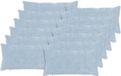 vidaXL Kussensloop 12 st heerlen lichtblauw 40 x 80 cm