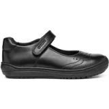 Geox J Hadriel Girl A, platte ballerina's voor meisjes, Zwart, 32 EU