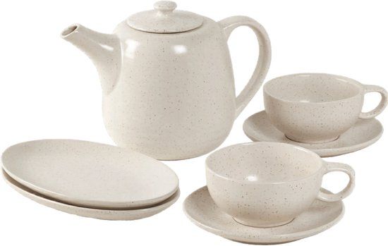 Broste Copenhagen Theeset Nordic Vanilla 7-delig / 2 personen