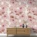 Papier peint à motif XL papier peint à motif floral 4 lés de 65x260 cm