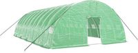 vidaXL Tuinkas met stalen frame, groen, 60 m², 10x6x2,85 m