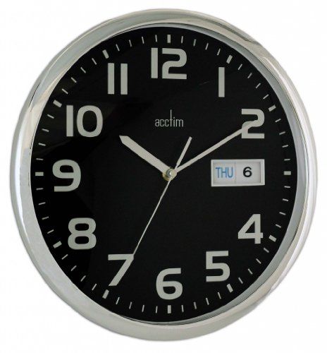 Acctim 21023 Supervisor wandklok, zwart