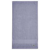 Lacoste Heritage Supima katoenen handdoek, lichtgewicht denim, 40 x 76 cm