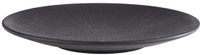 APS 85064 Bord NERO, Ø 26 cm, hoogte 3 cm, melamine, zwart