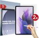 Rosso Paper Feel Screen Protector Geschikt voor Samsung Galaxy Tab S7 FE | Papier Gevoel Folie | Ultra Clear Beschermfolie | Case Friendly | Duo Pack