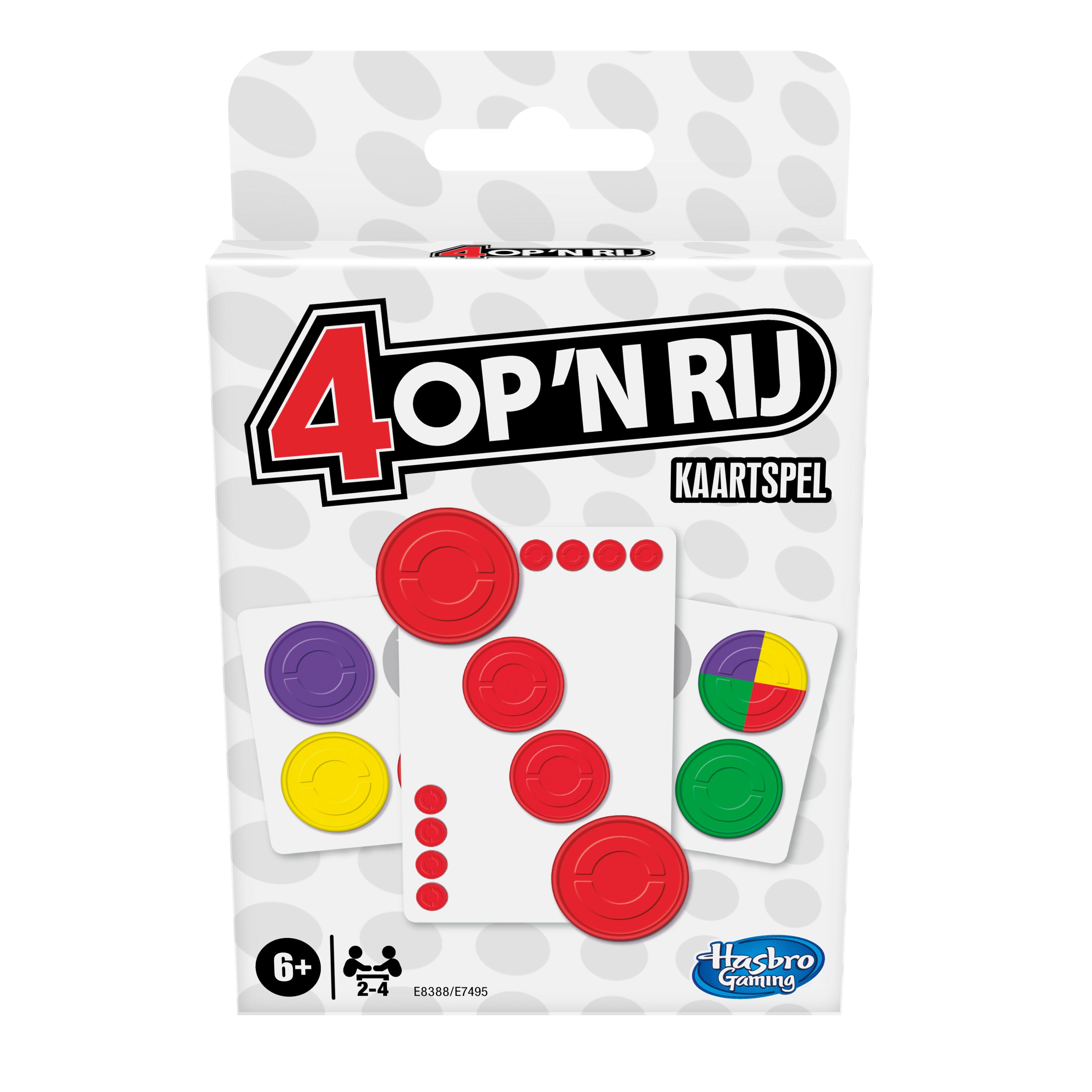 Hasbro 4 op 'n rij kaartspel - E8388NS0
