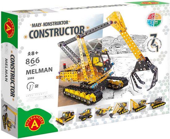 Constructor Alexander Toys Constructor PRO - Melman - 866st