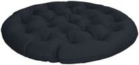 vidaXL Papasan Stoel Kussen VIANEN 100% Polyester Donkerblauw