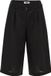 WE Fashion Dames THE BELTED BERMUDA Zwart