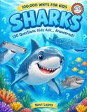 100,000 Libri GmbH 100,000 Whys for Kids - SHARKS: 130 Questions Kids Ask... Answered! A Q&A Fact Book for Shark lovers ages 6-12