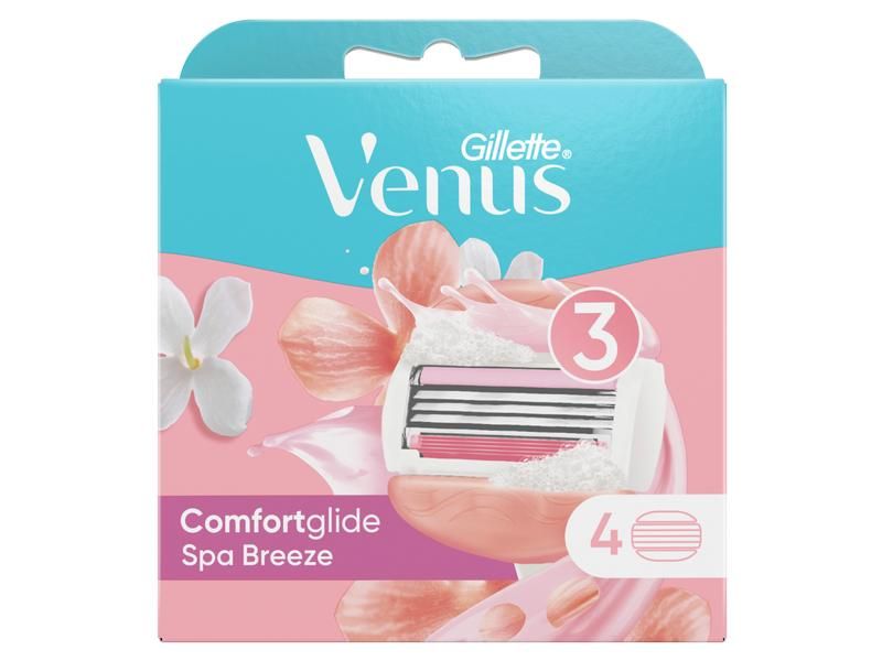 Gillette ComfortGlide - Scheermesjes - Roze - 4 stuks