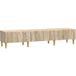 Maison Exclusive meuble TV - 147 x 34,5 x 30 cm - placage chêne Sonoma