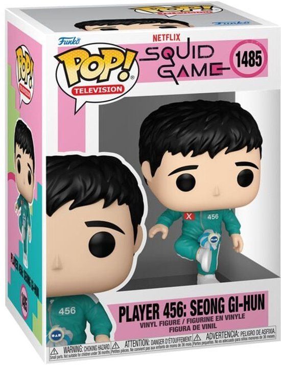 Funko Squid Game Player 456: Seong Gi-Hun vinylfiguur