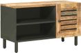 vidaXL Opbergkasten Naturel 80 x 33 x 46 cm Massief Mango Hout
