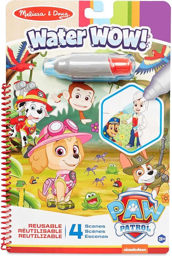 MELISSA & DOUG PAW Patrol Water Wow! - ‘Onthul met water’-activiteitenblok Skye voor onderweg