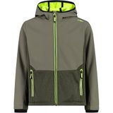 CMP Kinderjas van softshell met vaste capuchon, uniseks, voor kinderen en jongeren