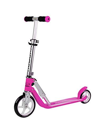 Hudora 14201/00 Little BigWheel, Magenta-scooter, kinderen, verstelbare stuurhoogte van 68 tot 74 cm, kleurrijk