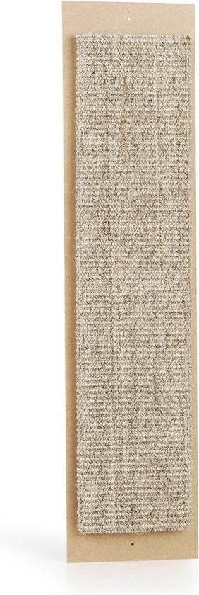Beeztees Luxe Sisal Krabplank - Kattenkruid - 70x17x3 cm - Bruin