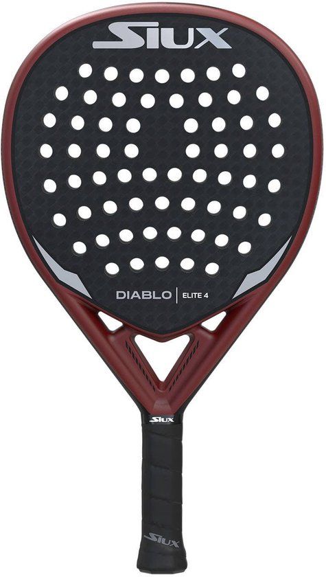 Siux Diablo Elite 4 (Hybrid) - 2025 padel racket - Red - 365-375 gram