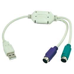 LogiLink USB 1.1 naar PS2 adapterkabel