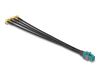 DeLOCK 90283 coax-kabel 0,2 m Mini FAKRA Z 4 x SMA Zwart