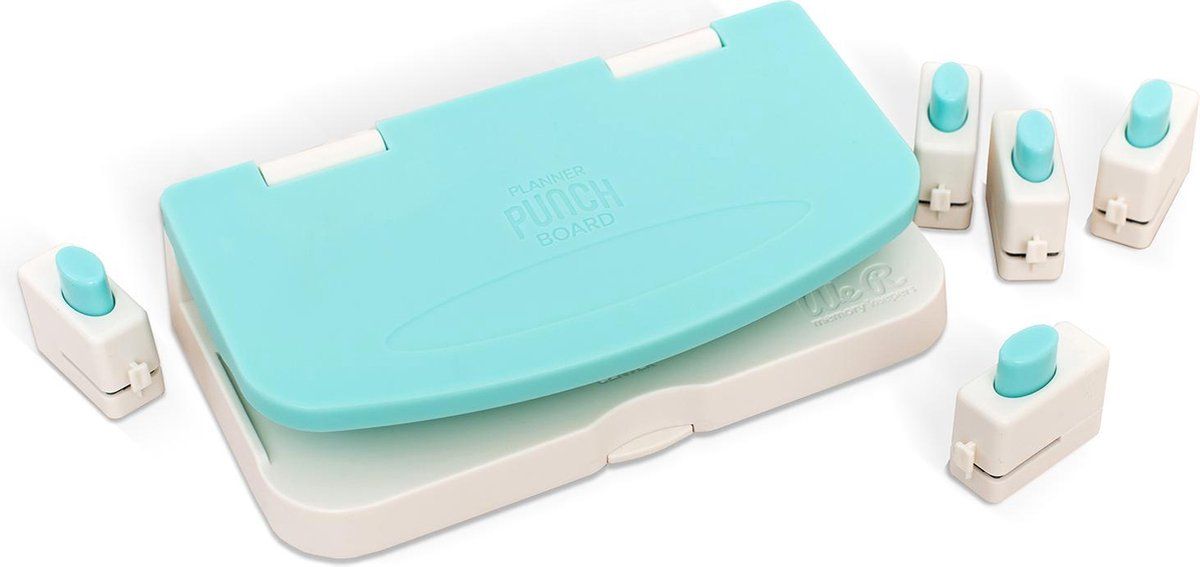 We R Memory Keepers Punch Board - Blauw, Creme