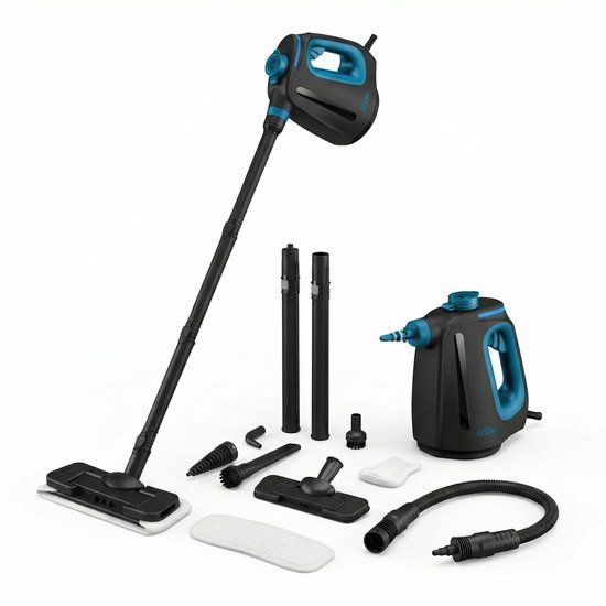 CleanKoala 2-in-1 Stoomreiniger - 15 sec Opwarmtijd - 30 min Stomen - Incl. 12 Accessoires
