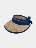 Hatland Eliza Zeegras zonneklep Marine blauw