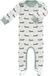 Fresk pyjama met voetjes Dachsy groen unisex lange mouw katoen dierenprint