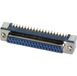 Harting 09 55 256 7612 741 D-Sub 15-pin F connecteur de câble Noir, Métallique