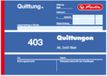 Herlitz formulierboek Quittung 401, DIN A6, 50 vel