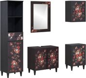 vidaXL Badkamerkast - Massief Mango Hout - 62 x 33 x 58 cm