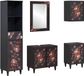 vidaXL Badkamerkast - Massief Mango Hout - 62 x 33 x 58 cm