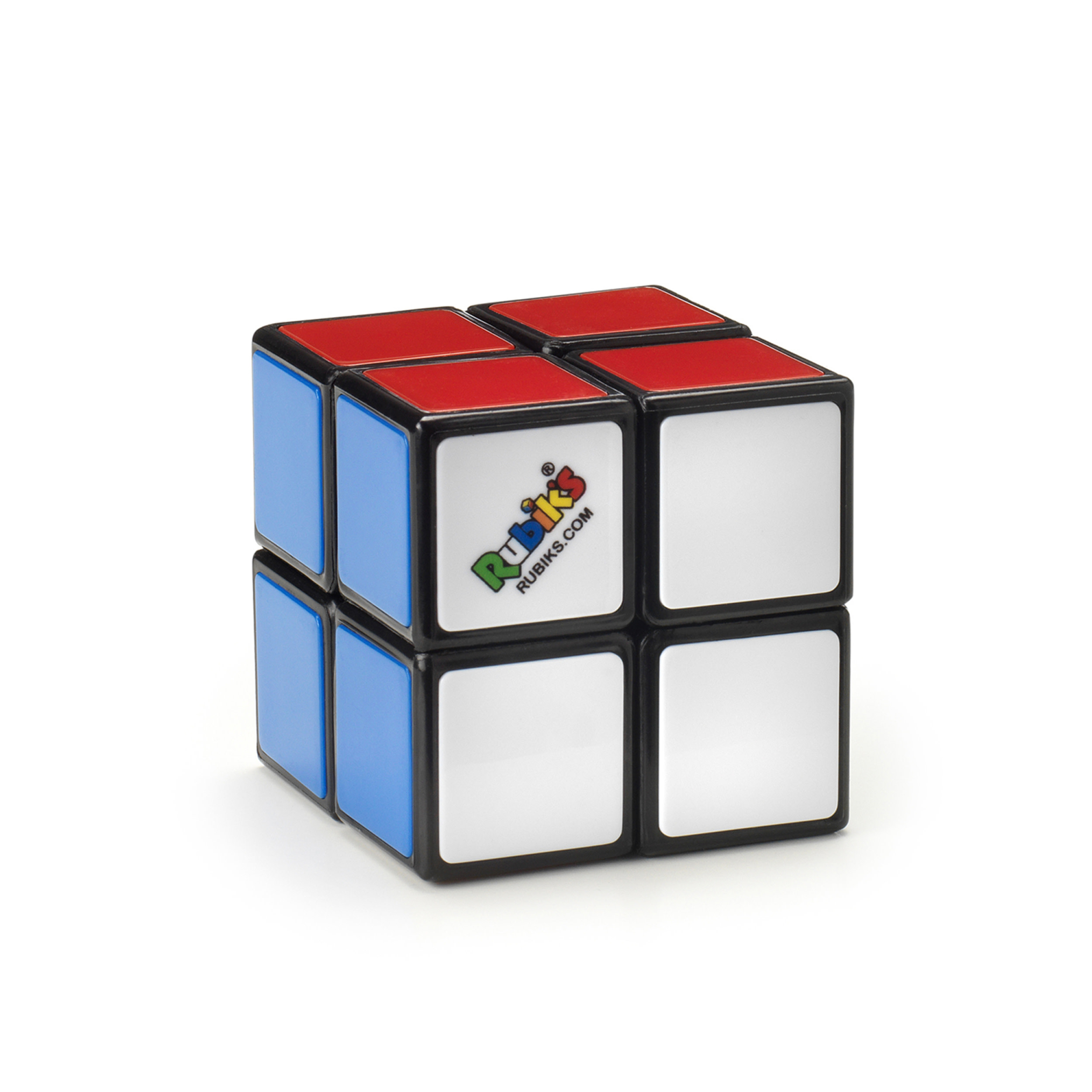 Spin Master Rubik&#39;s Cube Mini - 2x2-kubus waarbij je kleuren moet combineren breinbrekend puzzelspeelgoed op zakformaat