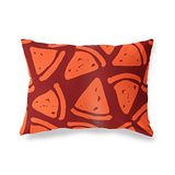 BonaMaison Oranje-Bordeaux Decoratieve Kussensloop, Kussenhoezen Bank, Decoratieve Kussenhoesjes, Kussensloop; Sofa, Slaapkamer, Kantoor, Auto 45x60 Cm - Ontworpen en vervaardigd in Turkije