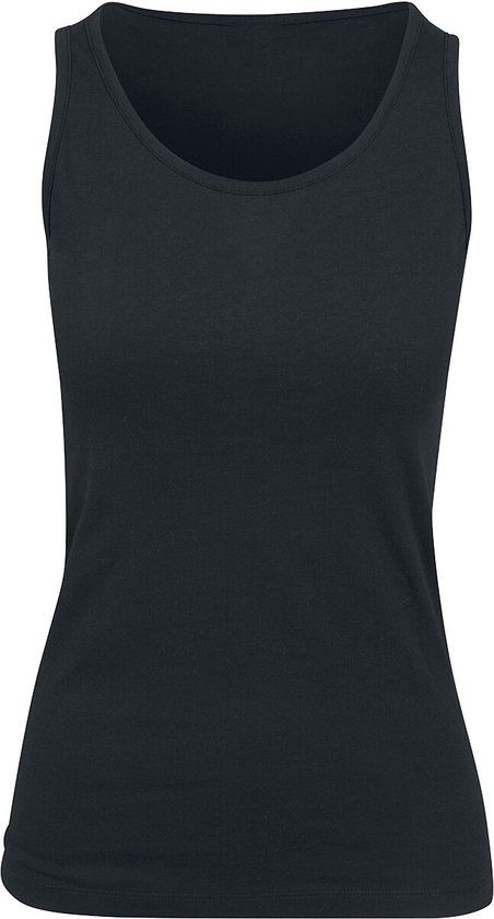 Build Your Brand Jersey Basic Dames Top - zwart - S